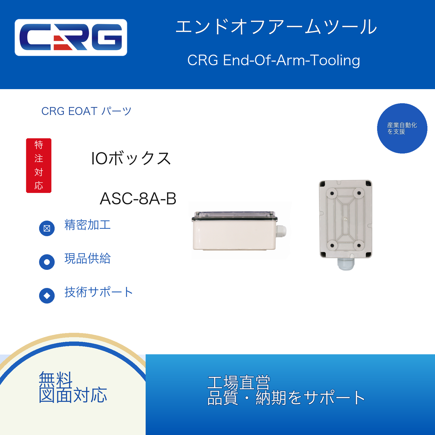 CRG ASC-8A-B IOボクス