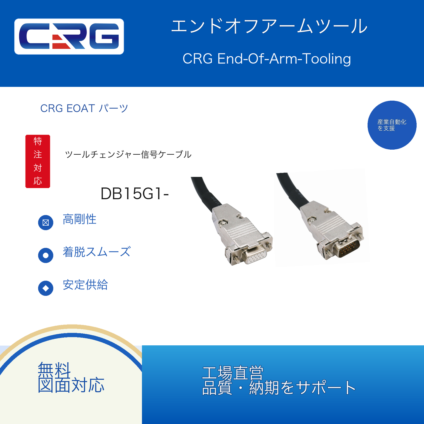 CRG DB15G1-1000:DB15R1-1000