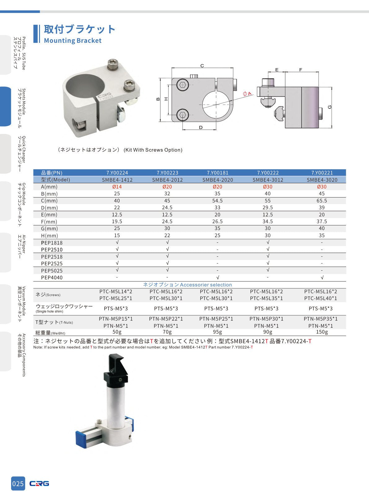 CRG 技術資料（CRGカタログ 5.3.pdf p.41・製品写真ではありません）