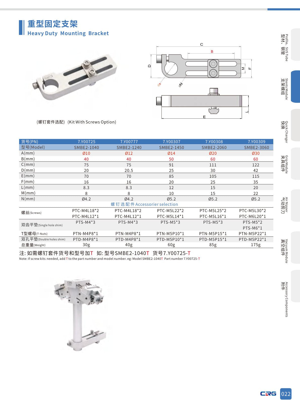 CRG 技術資料（（已压缩）5.3 CRG目录.pdf p.38・製品写真ではありません）