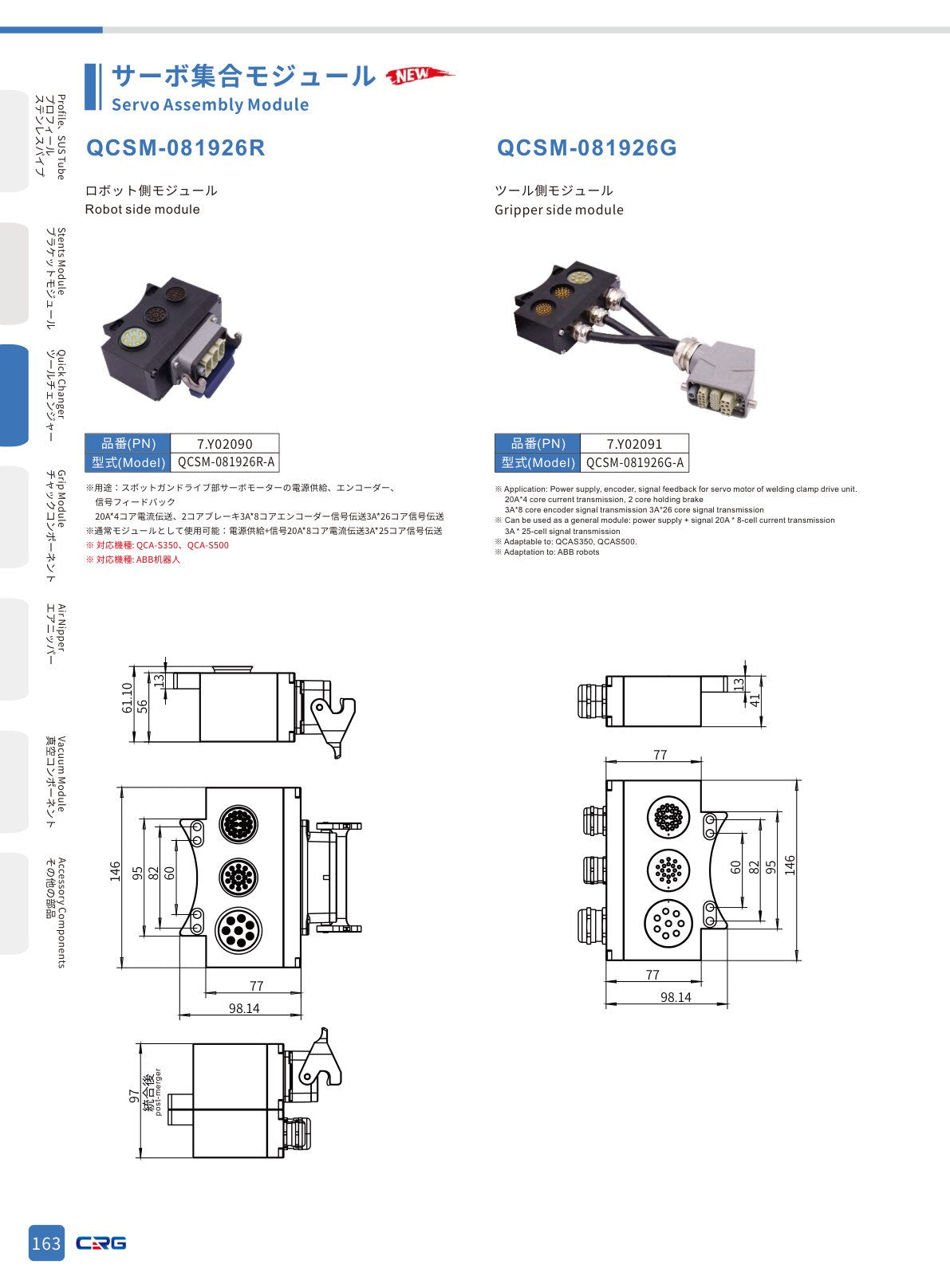 CRG 技術資料（CRGカタログ 5.3.pdf p.177・製品写真ではありません）