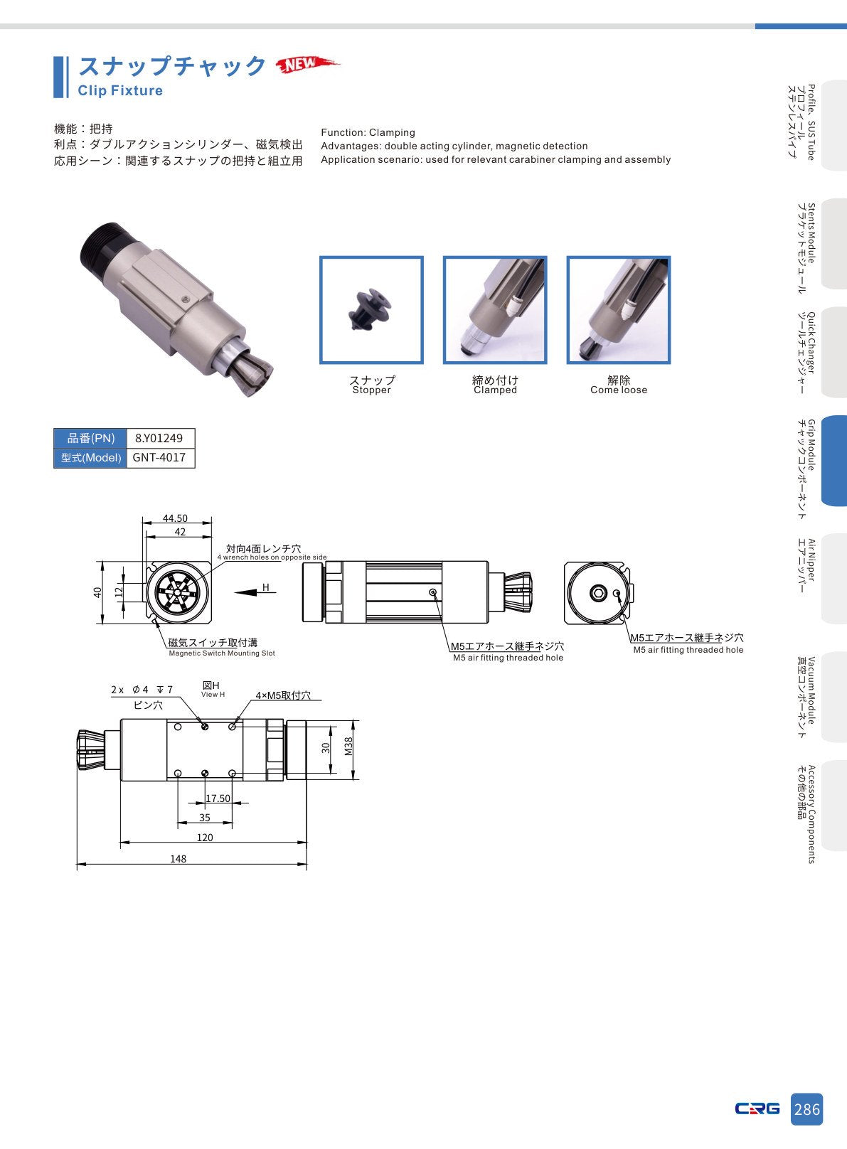 CRG 技術資料（CRGカタログ 5.3.pdf p.300・製品写真ではありません）